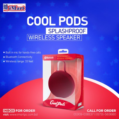 Cool Pods Splash proof Wireless Speaker