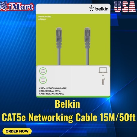 BELKIN CAT 5E CROSSOVER RJ45 MALEMALE PATCH CABLE 7FT