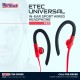 ETEC Universal In-Ear Sport Wired Headphone.