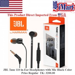 JBL Tune 110 in-Ear Headphones with Mic