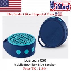 Logitech X50 Bluetooth Wireless Speaker (Blue)