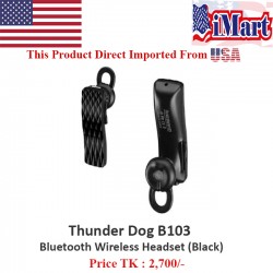 Thunder Dog B103 Bluetooth Wireless Headset (Black)