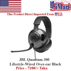 Quantum 300 Lifestyle-Wired Over-ear Black