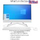 HP All-in-One - 22-dd0010, White