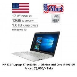 HP 17.3" Laptop - 17-by2053cl 10th Gen Intel Core i5-10210U